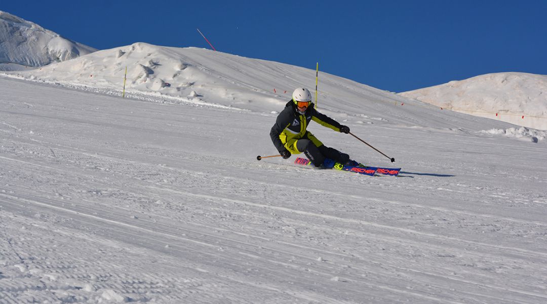 Isabel Anghilante al test di Fischer RC4 The Curv M/O-PLATE (2022)