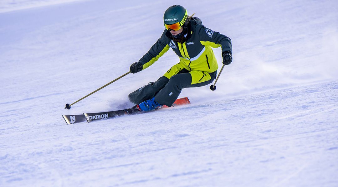 Michela Speranzoni al test di Nordica Dobermann GSM RB Piston (2023)