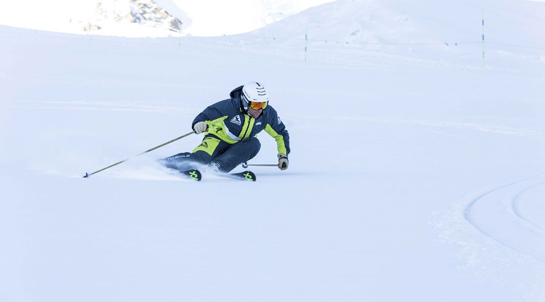 Gianluca Branciaroli al test di Volkl Racetiger SL Master (2022)