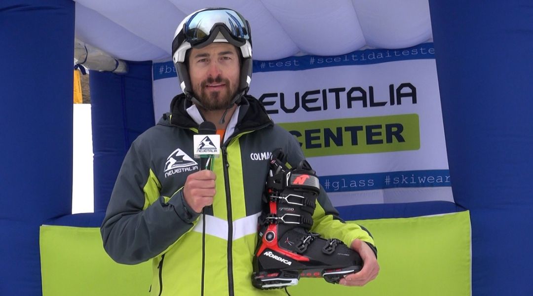 Giordano Magri al test di Nordica Speedmachine 3 130 (2023)