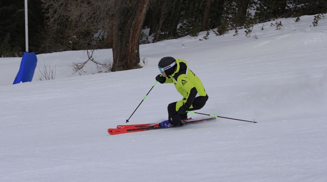 Matteo Garino al test di Atomic Redster G8 Revoshock C (2024)