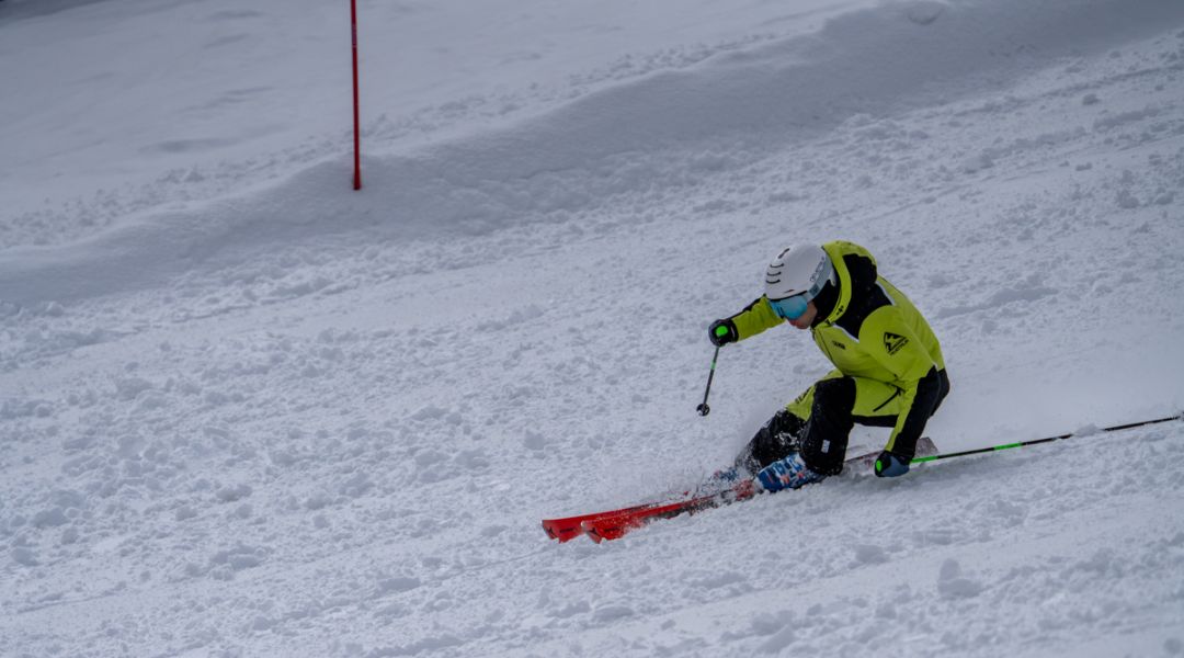 Matteo Garino al test di Atomic Redster G8 Revoshock C (2024)