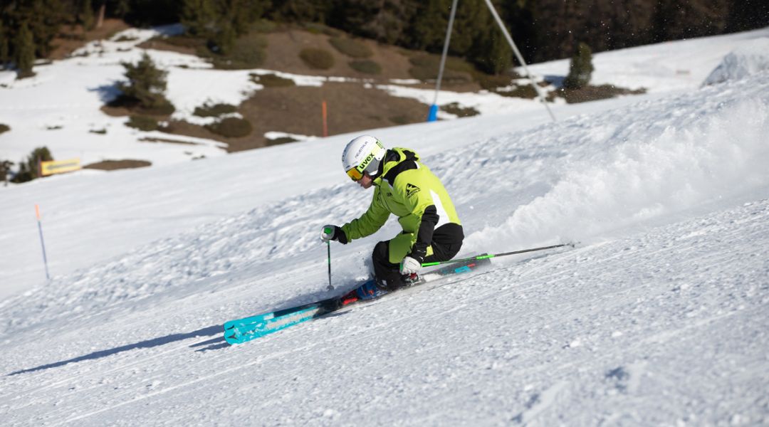 Federico Vietti al test di Atomic Redster X9RS Revoshock S (2025)