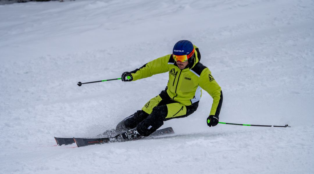 Riccardo Giacomel al test di Blizzard Thunderbird R15 Plus (2025)