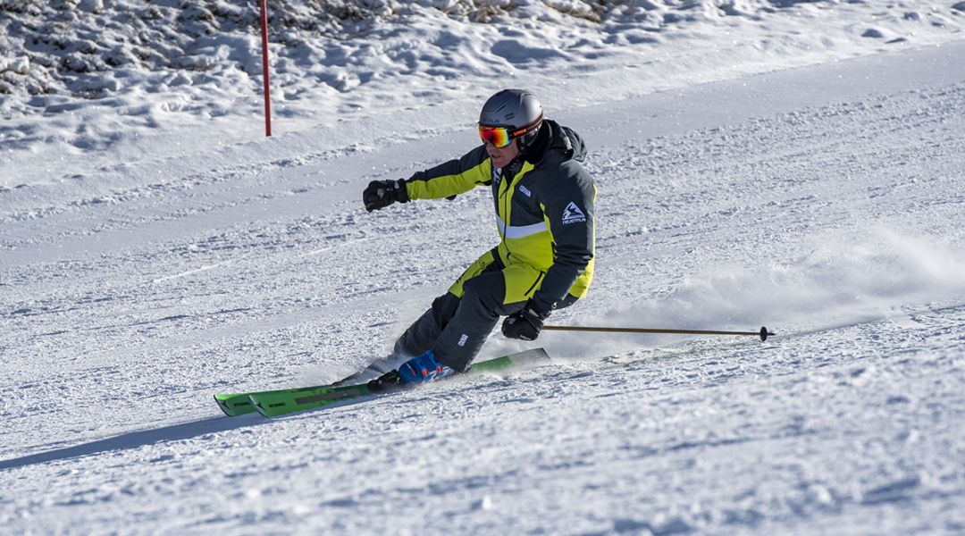 Christian Aldegheri al test di Atomic Redster X9S Revoshock S (2023)