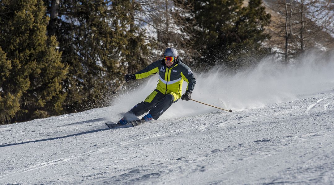 Christian Aldegheri al test di Atomic Redster Q7 Revoshock C (2023)