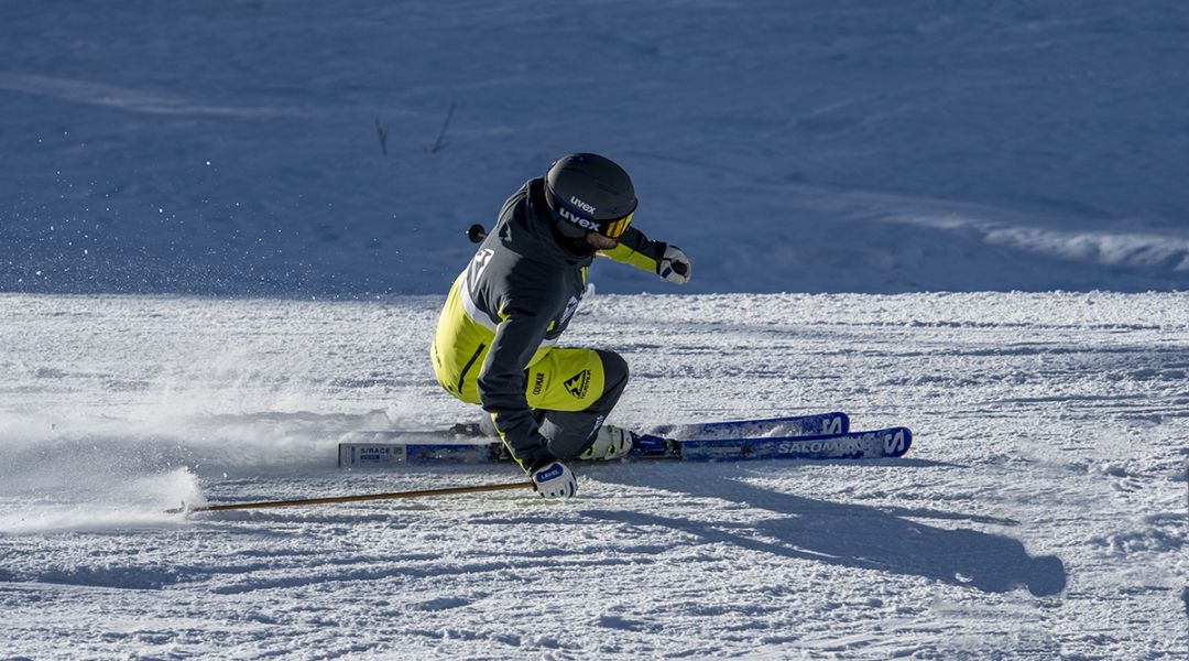 Federico Casnati al test di Salomon S/Race Prime GS  (2023)