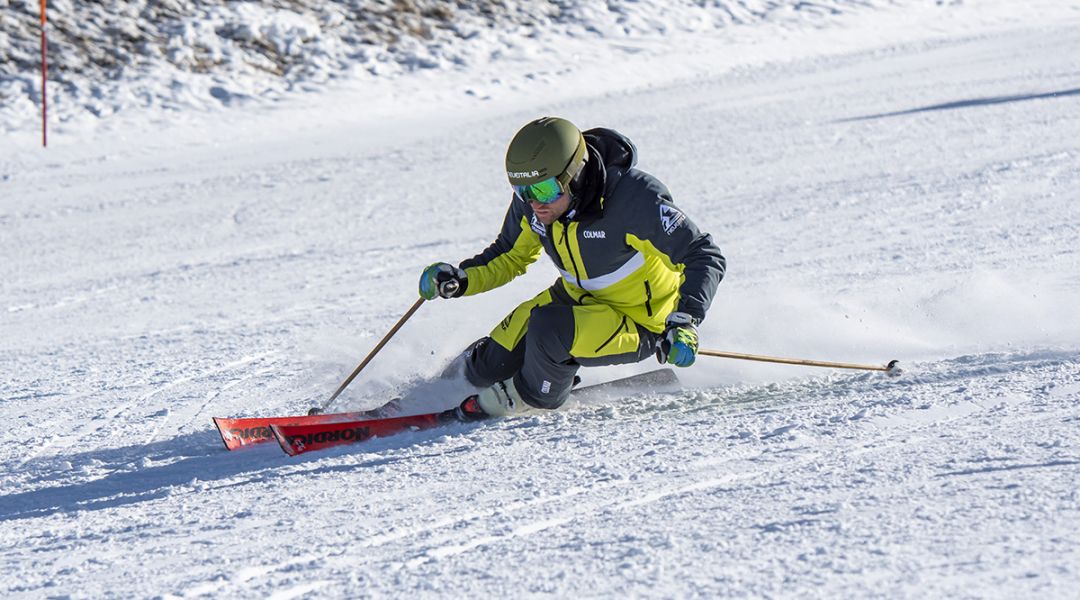 Gianluca Branciaroli al test di Nordica Dobermann Spitfire 70 TI FDT (2023)