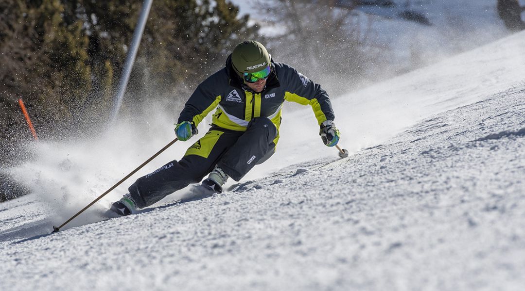 Gianluca Branciaroli al test di Atomic Redster Q7 Revoshock C (2023)