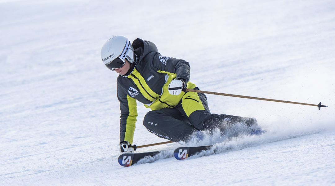 Isabel Anghilante al test di Salomon S/Race Prime GS (2023)