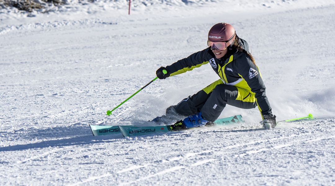 Laura Jardi al test di Fischer RC4 Worldcup SC Woman (2024)