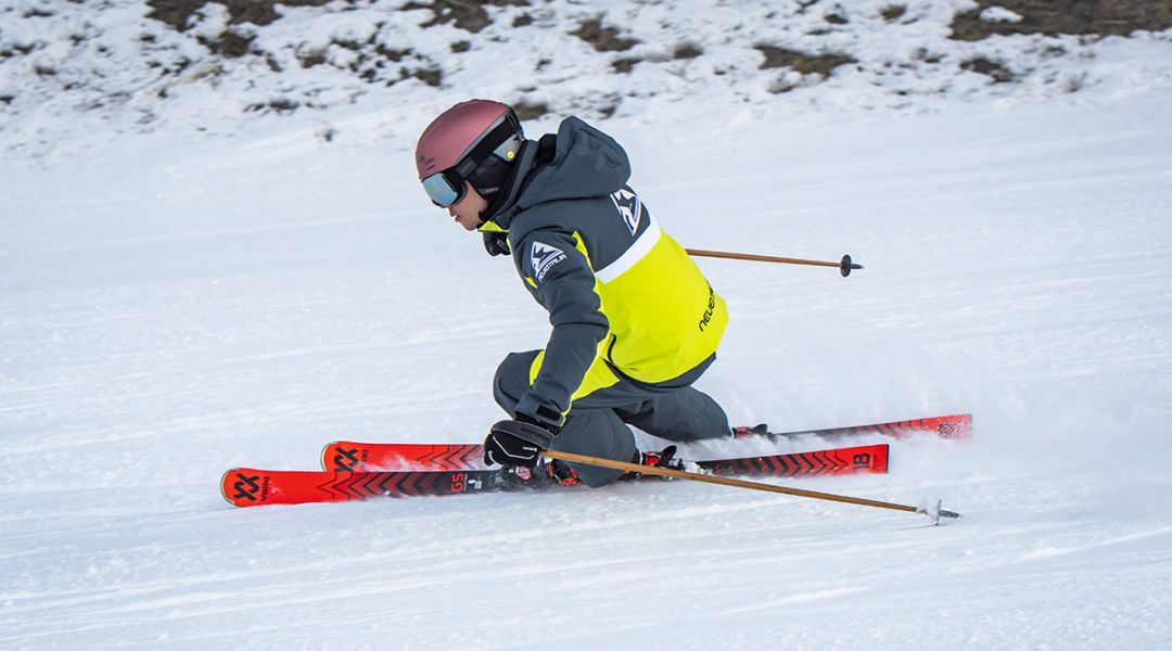 Davide Marinelli al test di Volkl Racetiger GS (2023)