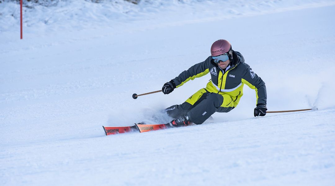 Davide Marinelli al test di Nordica Dobermann Spitfire 70 TI FDT (2023)