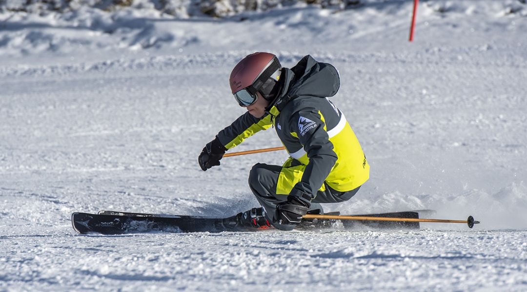 Davide Marinelli al test di Atomic Redster Q7 Revoshock C (2023)