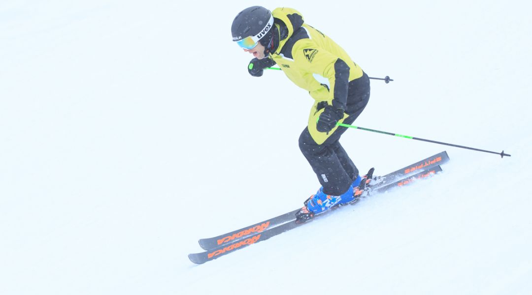 Matteo Garino al test di Nordica Dobermann Spitfire DC 68 Pro FDT (2024)