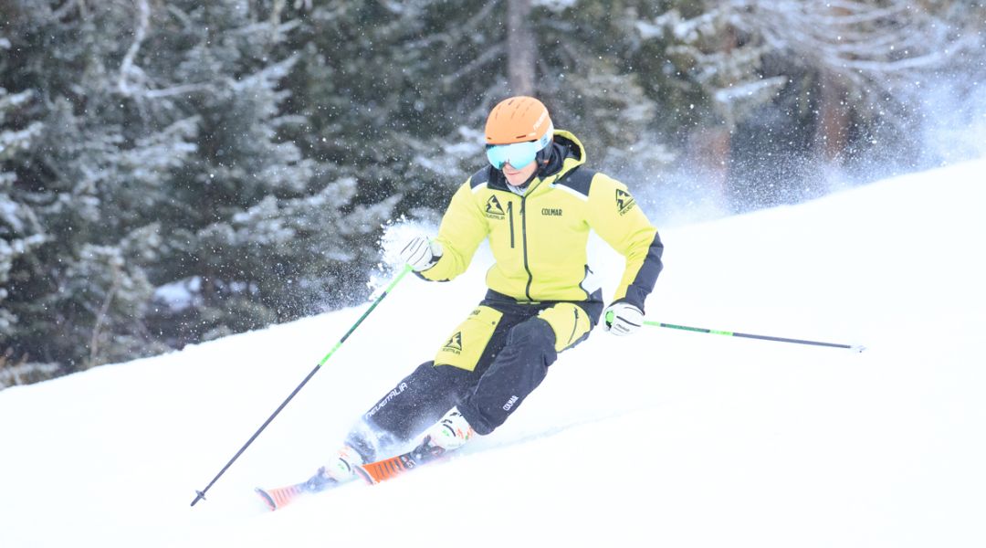 Claudio Gilardini al test di Volkl Racetiger GS (2024)