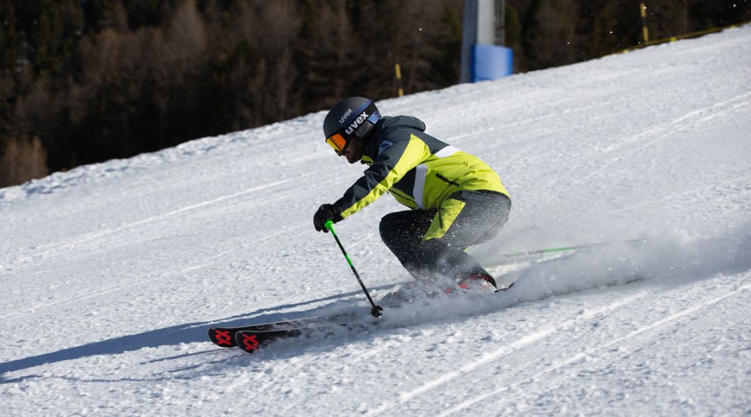 Federico Casnati al test di Volkl Racetiger GS Master (2025)