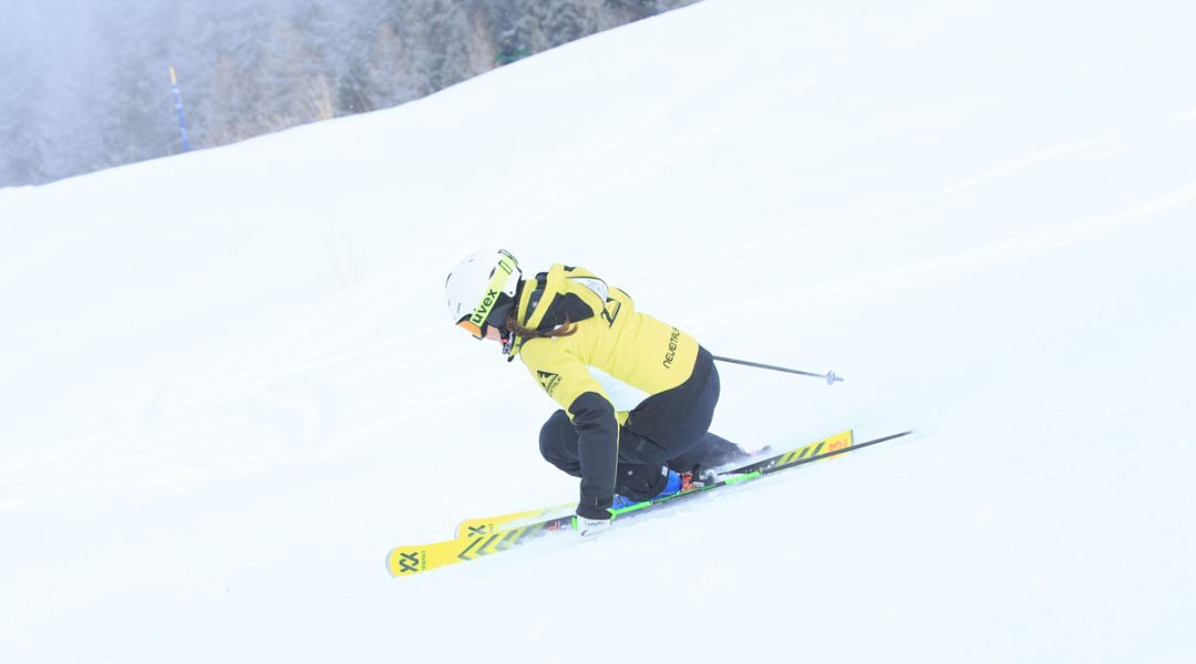 Isabel Anghilante al test di Volkl Racetiger SL (2024)