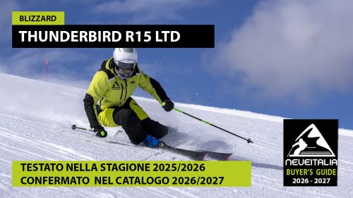 Blizzard thunderbird r15 ltd - neveitalia ski-test 2025/2026