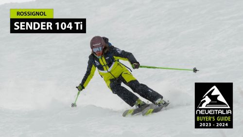 Rossignol sender 104 ti - neveitalia - ski test -2023-2024