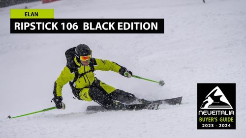 Elan ripstick 106 black ed  - neveitalia - ski test - 2023/2024