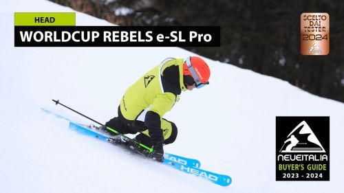 Head worldcup rebels e-sl pro - neveitalia - ski test - 2023/2024_