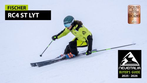 Fischer rc4 st lyt - neveitalia ski-test 2025/2026