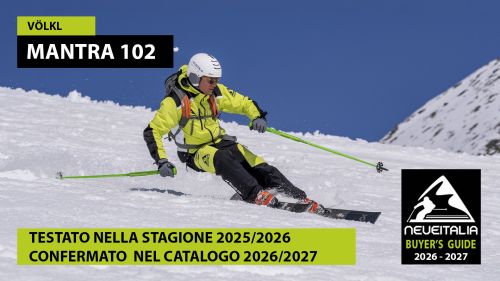Volkl mantra 102 - neveitalia ski-test 2025/2026