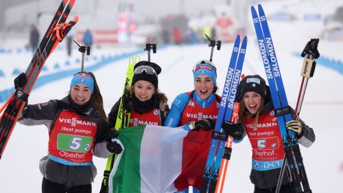 Germania pigliatutto a Sankt Moritz: tripletta nel singolo femminile e vittoria nel team relay. Italia squalificata