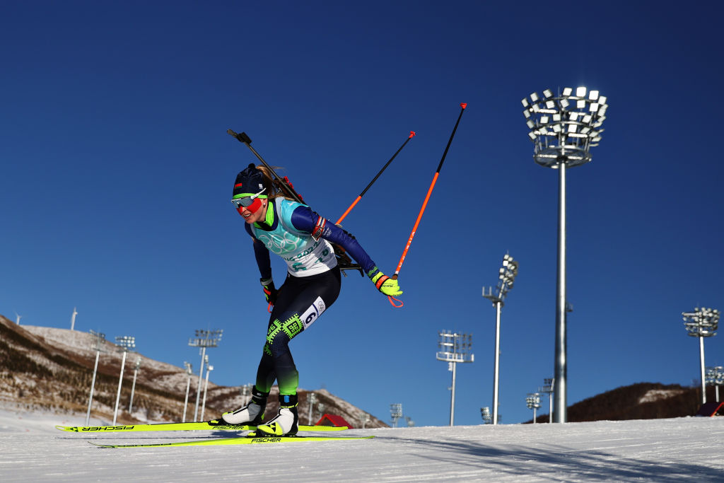 La squadra di biathlon della Bielorussia si allena senza coach