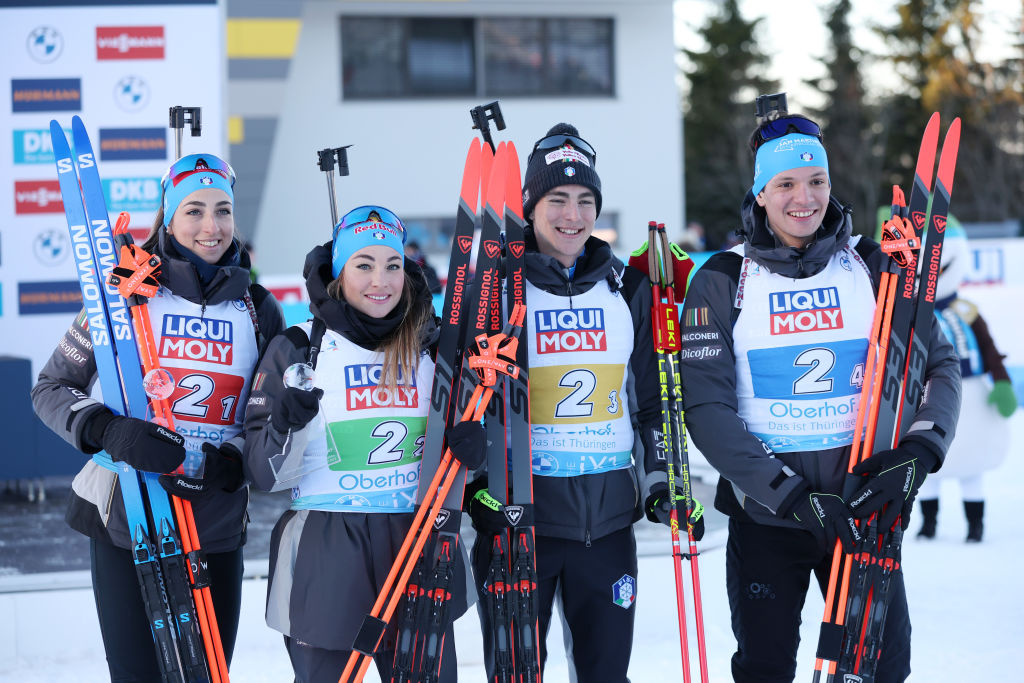 Un'Italia d'argento a Oberhof, la gioia azzurra. Bionaz: 'Importante partire così'. Wierer: 'Meglio del previsto'