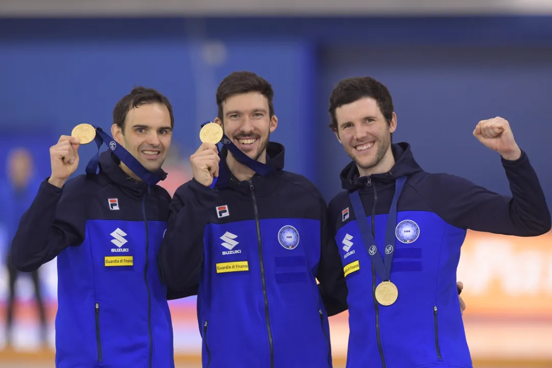 Speedskating: Italia d'Argento nella Team Pursuit maschile ai Campionati Mondiali di Hamar