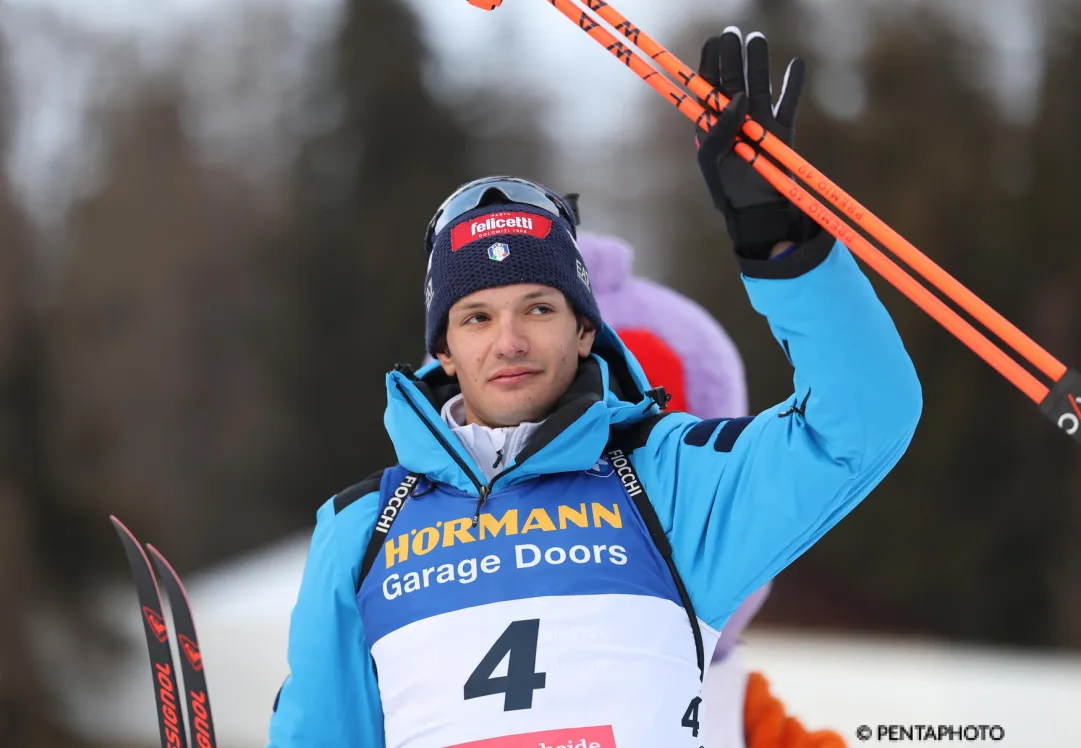 Biathlon: fantastico Giacomel secondo nella Sprint di Nove Mesto vinta da Jacquelin
