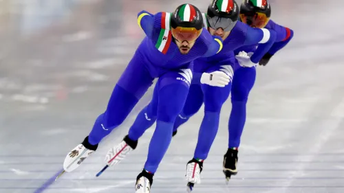 Europei Speedskating: Italia medaglia d'Oro nella Team Pursuit maschile
