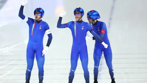 E sono nove! L'Italia è medaglia d'Oro nella Team Pursuit dello Speed Skating