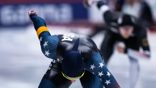 Speedskating: Jordan Stolz inizia la sua campagna olimpica con l'Oro nei 1000. Di Stefano buon sesto