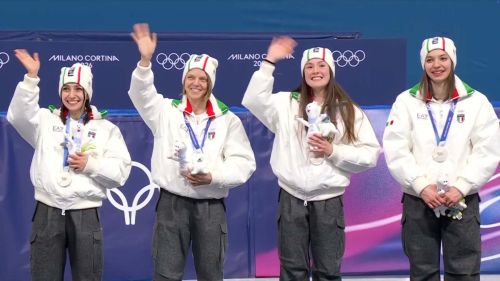 La gioia infinita della ragazze d'Argento dello Short Track: 