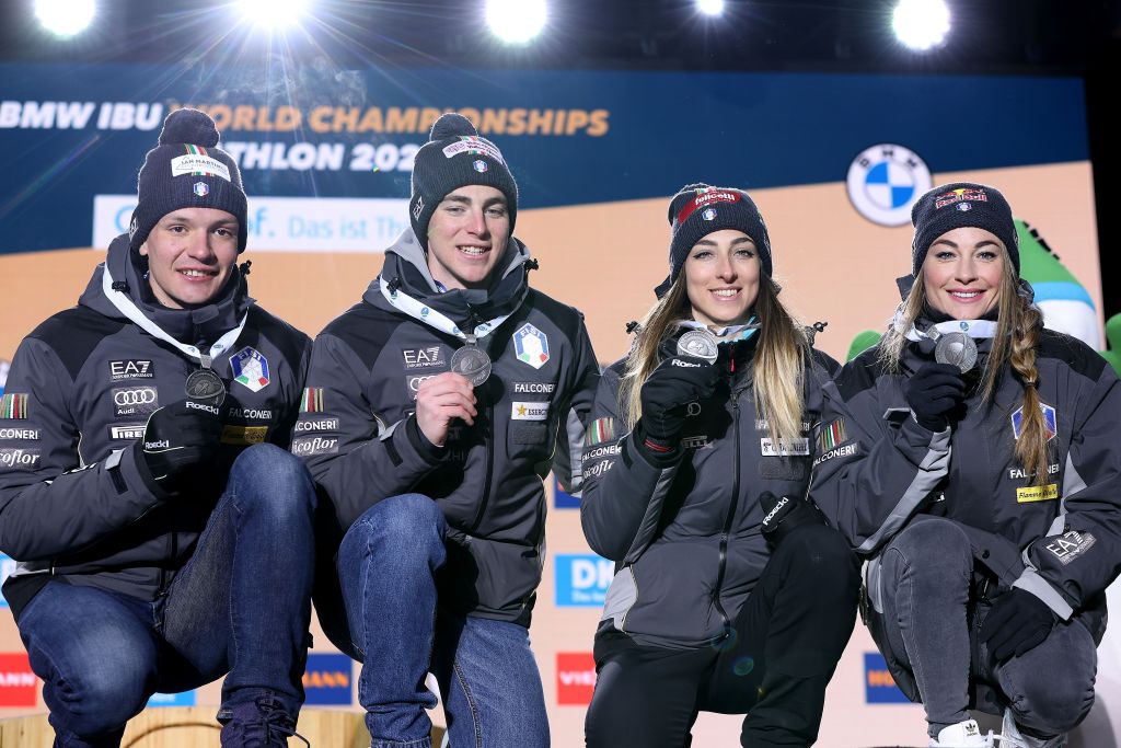 Biathlon: Grande Italia seconda nella staffetta mista di Anterselva dietro alla solita Norvegia.
