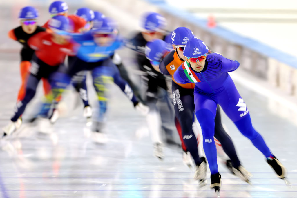 Speedskating: Giovannini e Di Stefano firmano la doppietta nella Mass Start a Pechino