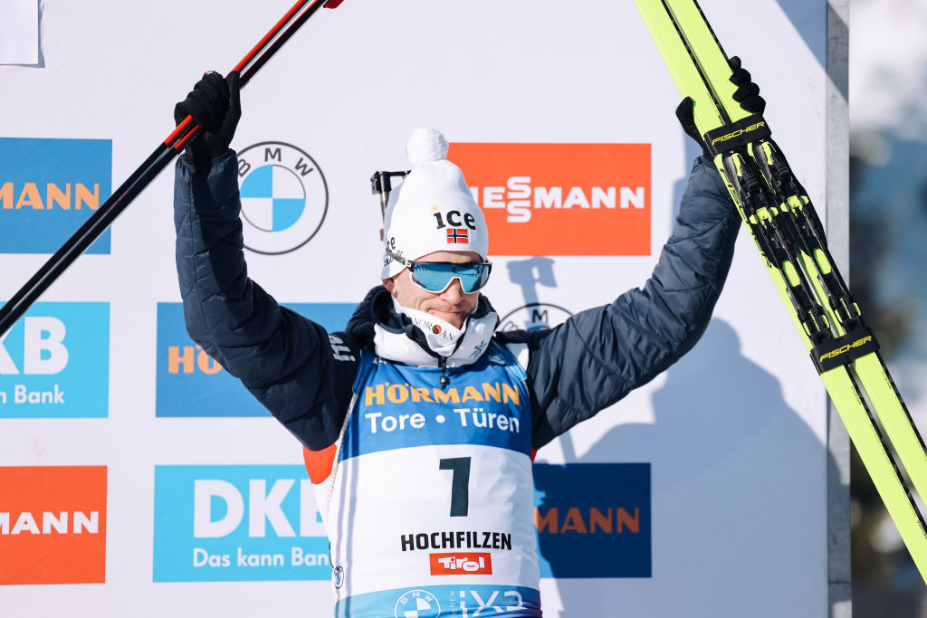 Biathlon: CdM, Tarjei Boe in giallo dopo 12 anni, Giacomel in blu
