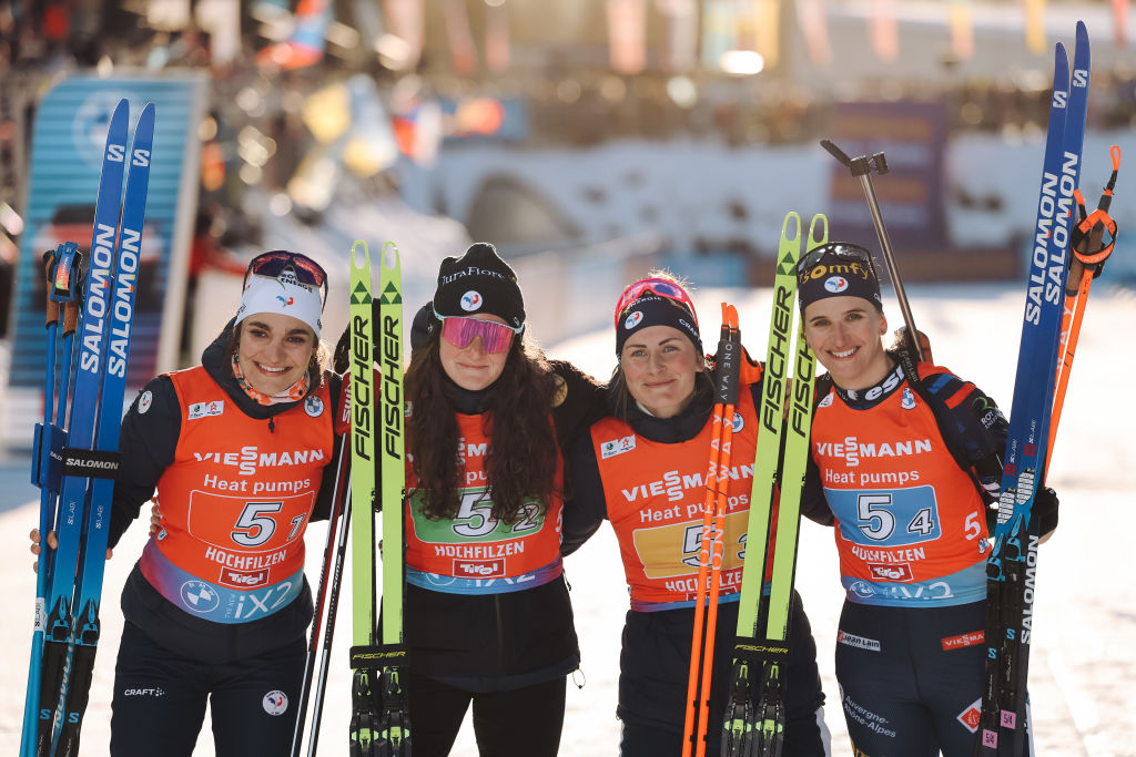 Biathlon: a Oberhof la Francia vince anche la staffetta femminile, Italia buona quarta