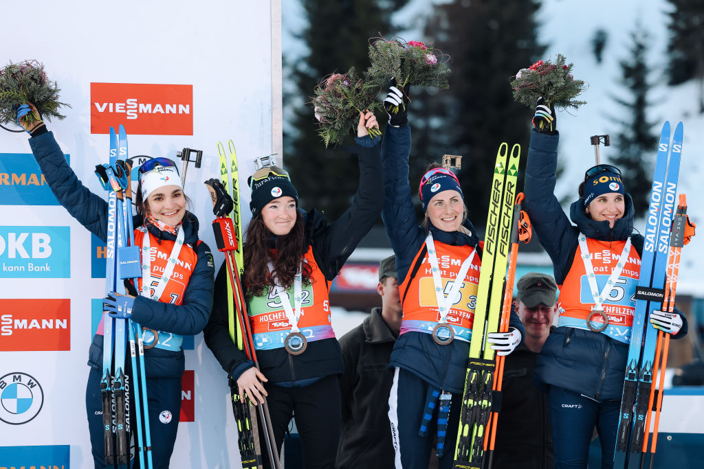 Biathlon: è sempre Francia nella staffetta femminile di Ruhpolding, Italia sesta