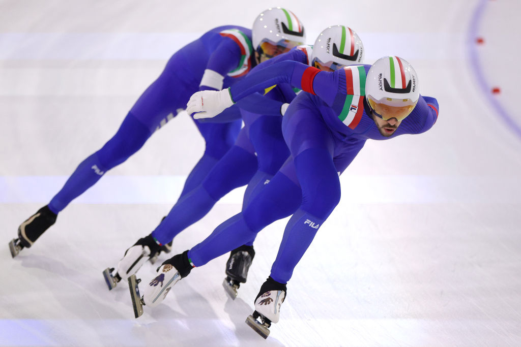 Speed Skating: Italia nella storia! Vince per la prima volta l'Oro nella Team Pursuit maschile