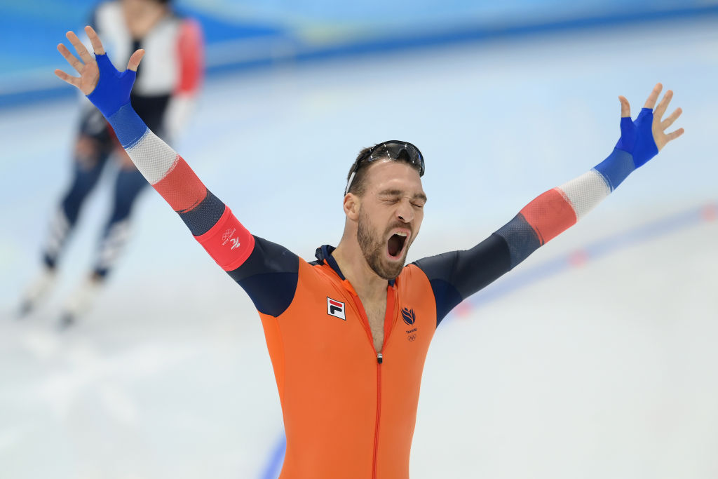 L'olandese Kjeld Nuis si conferma re dei 1500 metri nell'Ice Ribbon di Pechino