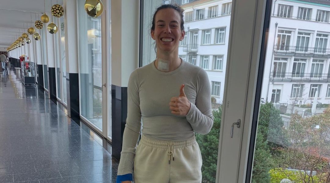 Il primo messaggio di Michelle Gisin dopo l'incidente: