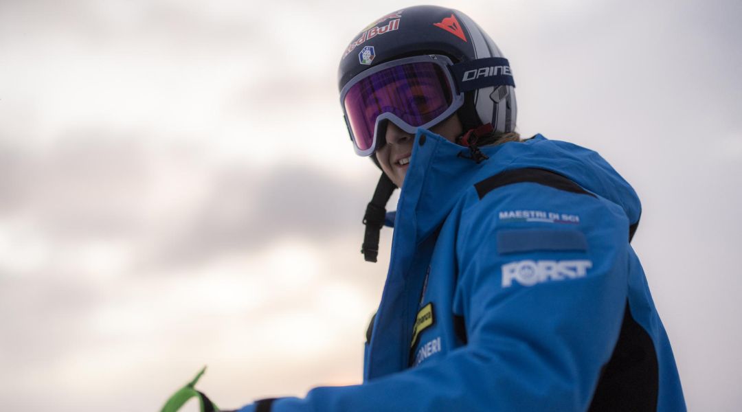 Goggia sorride dopo il 3° crono in apertura: 