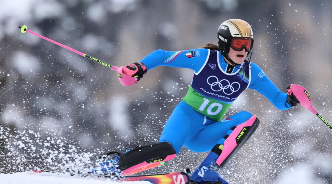 Trocker strepitosa anche nella 1^ manche dello slalom iridato: Anna fa il vuoto, Collomb è out