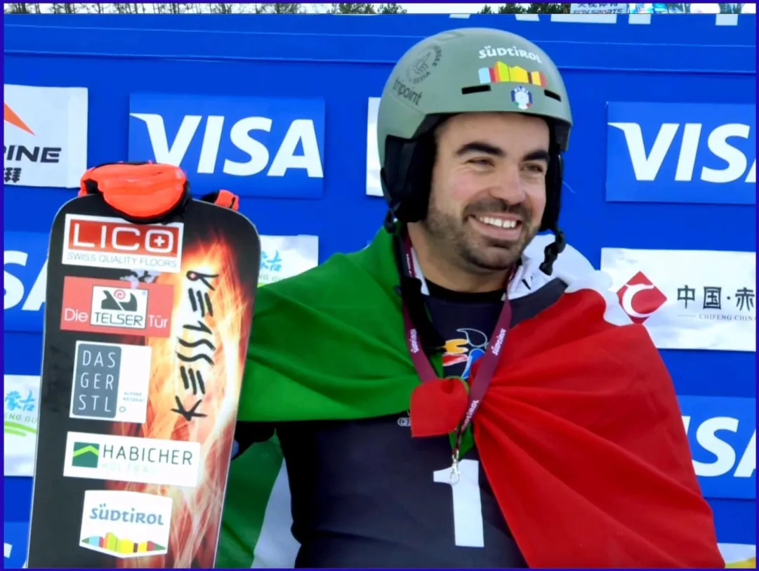La sesta magia di Edwin Coratti: 'Meraviglioso'. Domenica lo slalom con gli azzurri dello snowboard all'attacco