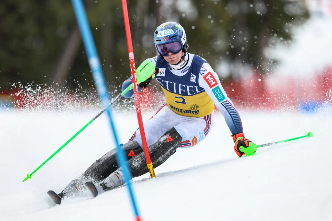 Haugan anticipa di un soffio Noel e Kristoffersen, che 'vede' la coppa di slalom con Meillard lontanissimo