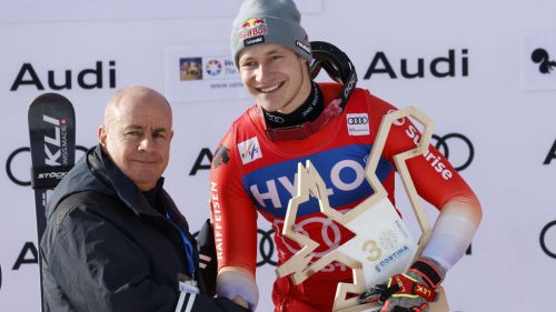 Steven Amiez getta via il bis sulla 'Maierl': a Obereggen trionfa la Svizzera con Schmidiger e Iten